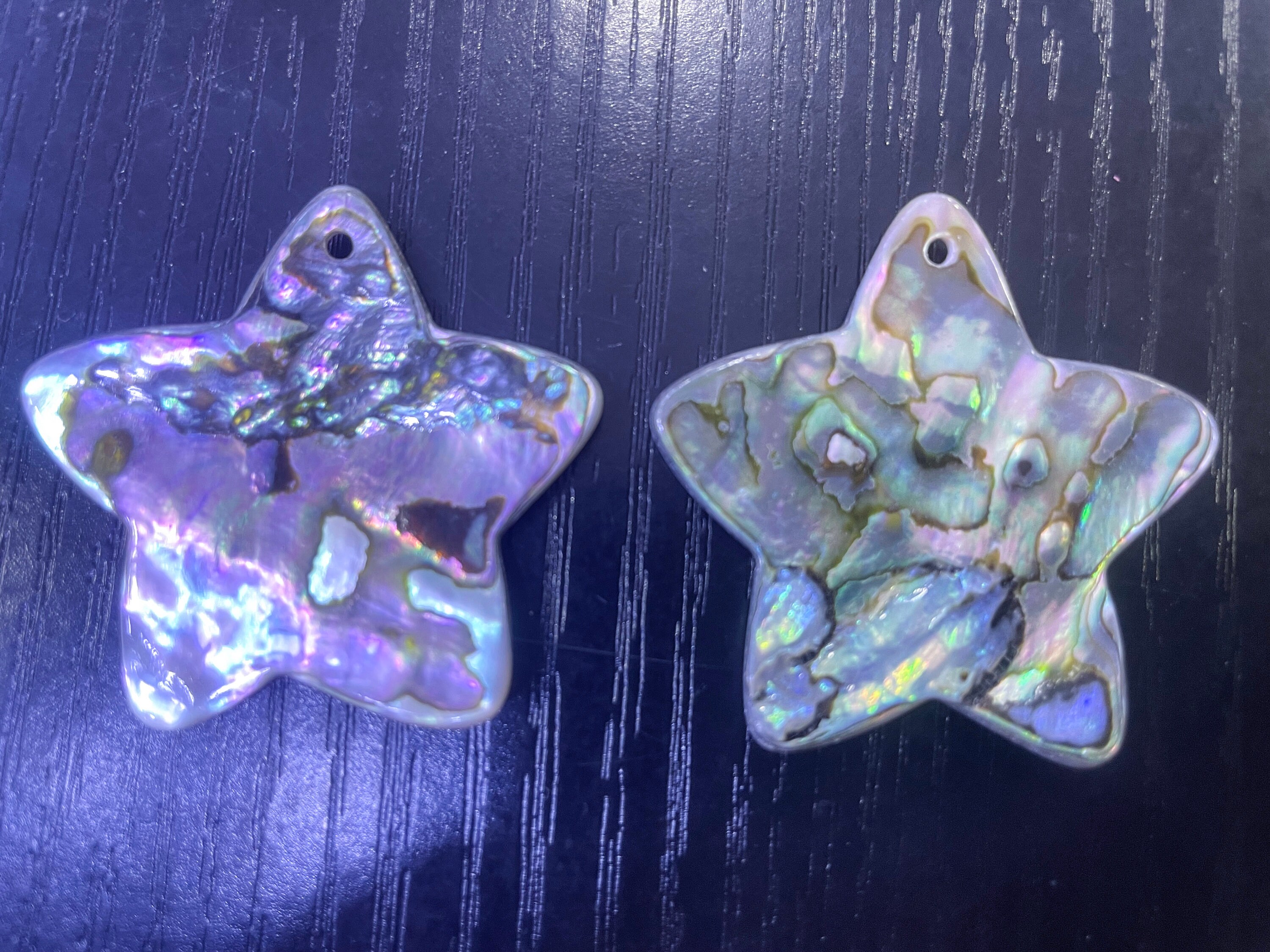BOROSA Colgant De Concha De Abulón Natural, Joyería Con Forma De