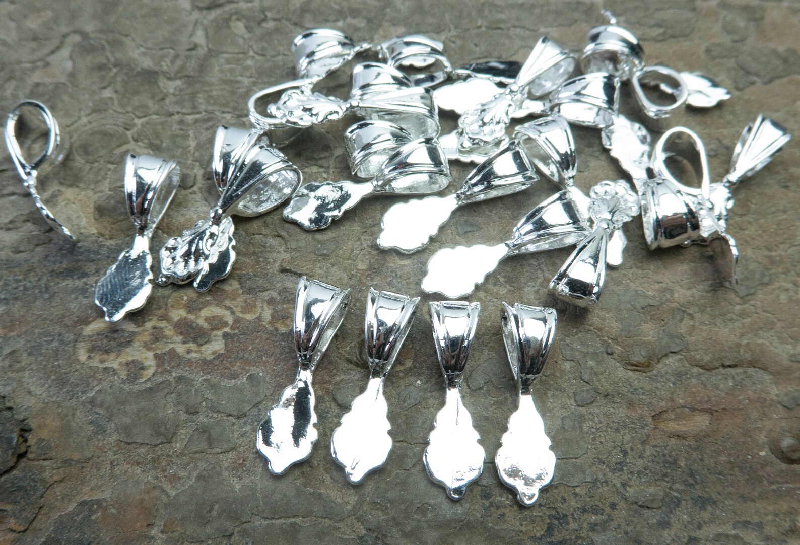Glue on jewelry bails bails for pendants wholesale jewelry Etsy