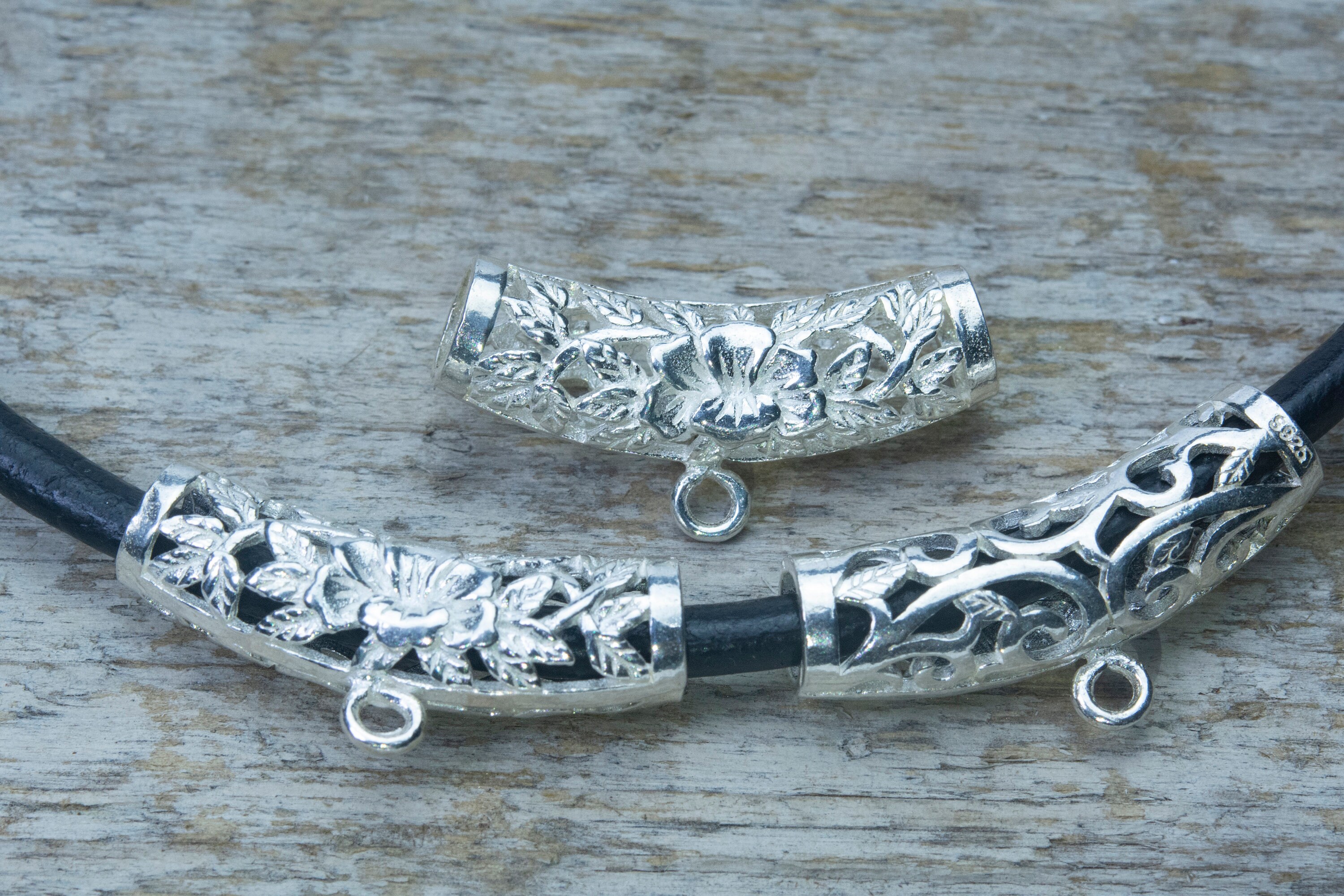 Sterling silver bails for pendants sterling silver necklace Etsy