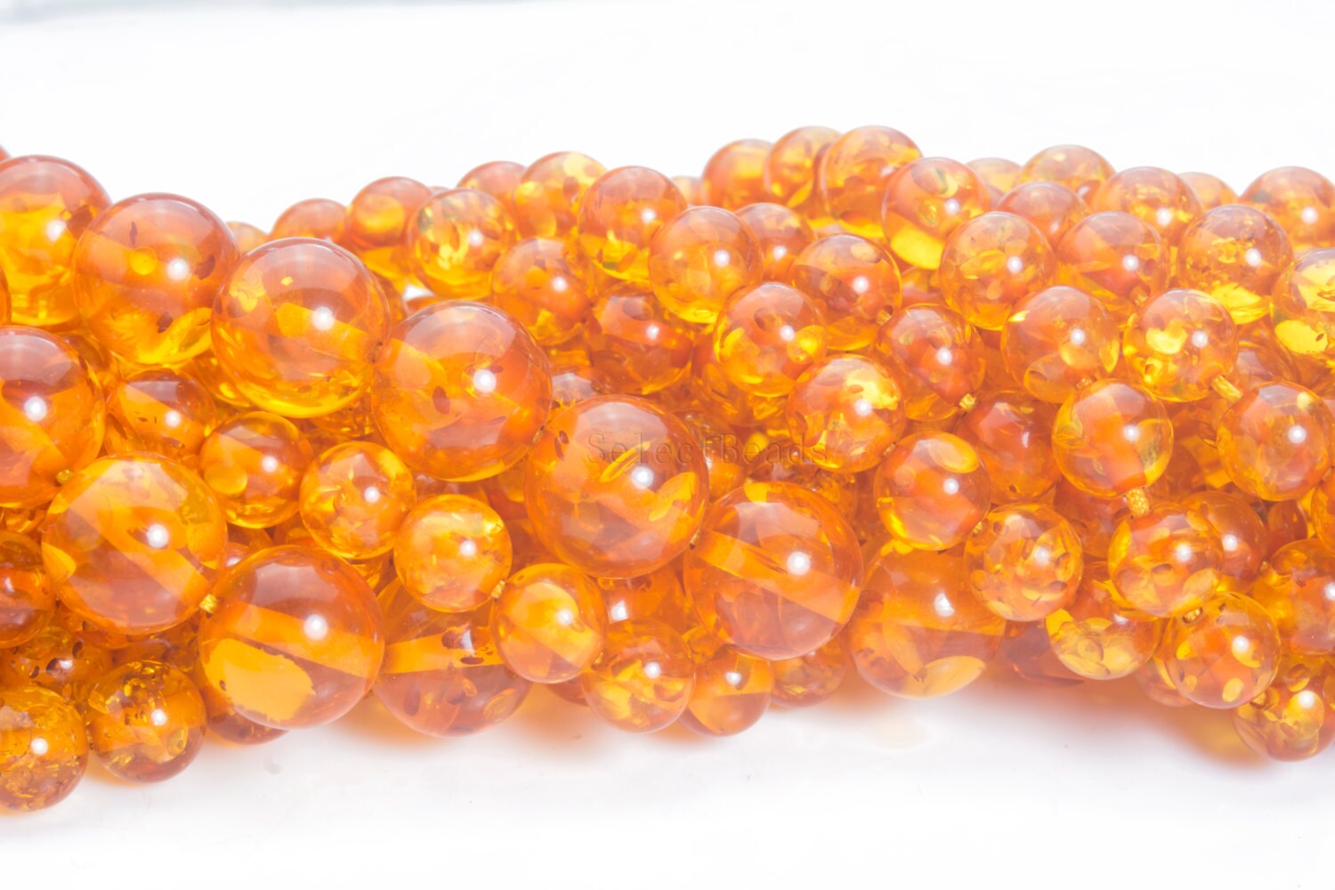 resin amber beads synthetic amber jewelry beads red amber Etsy