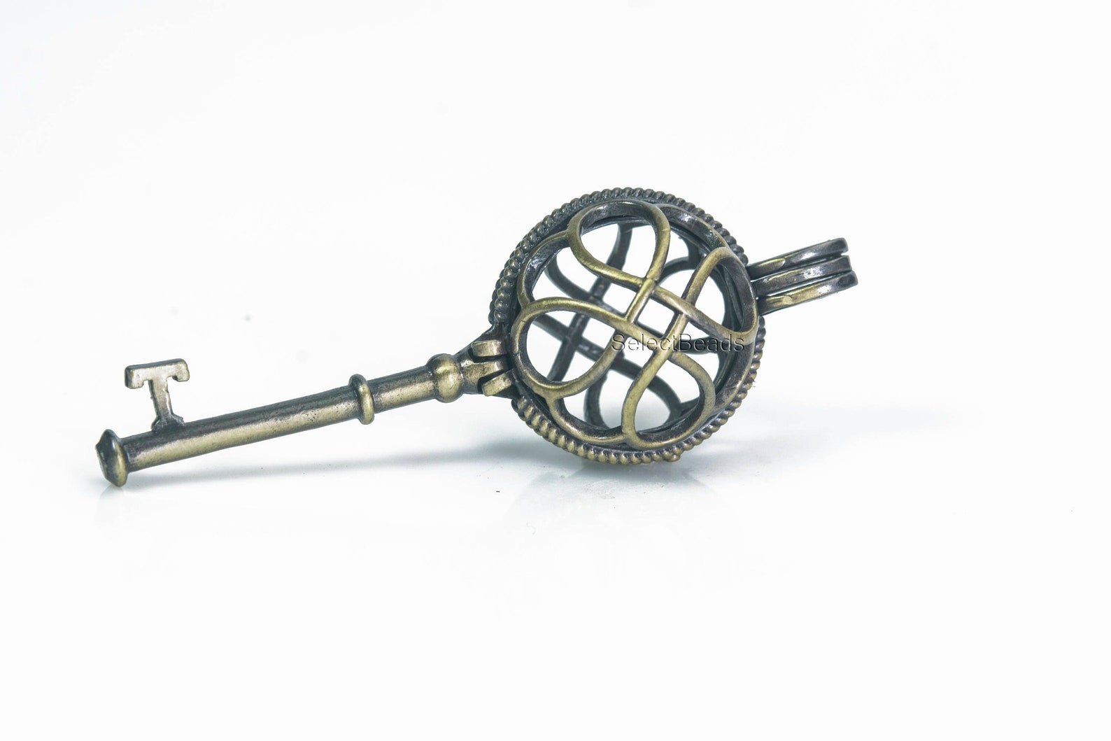 Antique Bronze Lockets Key Charm Pendnat Locket Brass Etsy