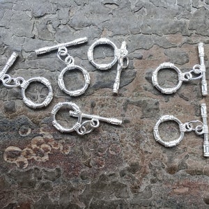 Sterling Silver Toggle Clasp - 925 OT Clasp - Necklace Clasps ...