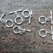Sterling Silver Toggle Clasp - 925 OT Clasp - Necklace Clasps ...