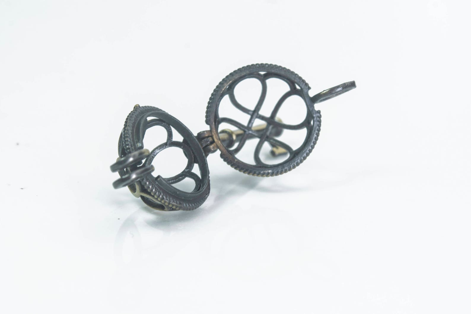 Antique bronze lockets key charm pendnat locket brass Etsy