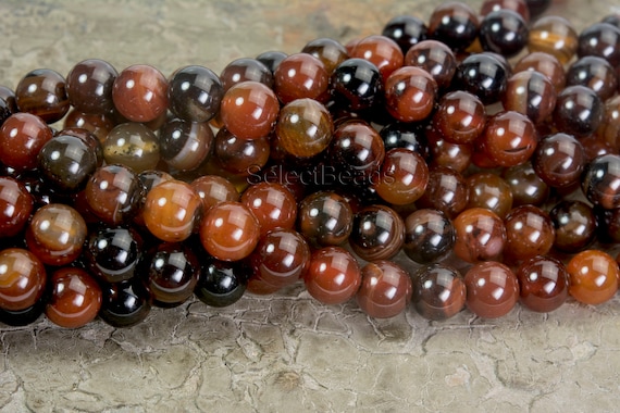 Red Dream Agate Beads Smooth Round Gemstone Beads Wholesale