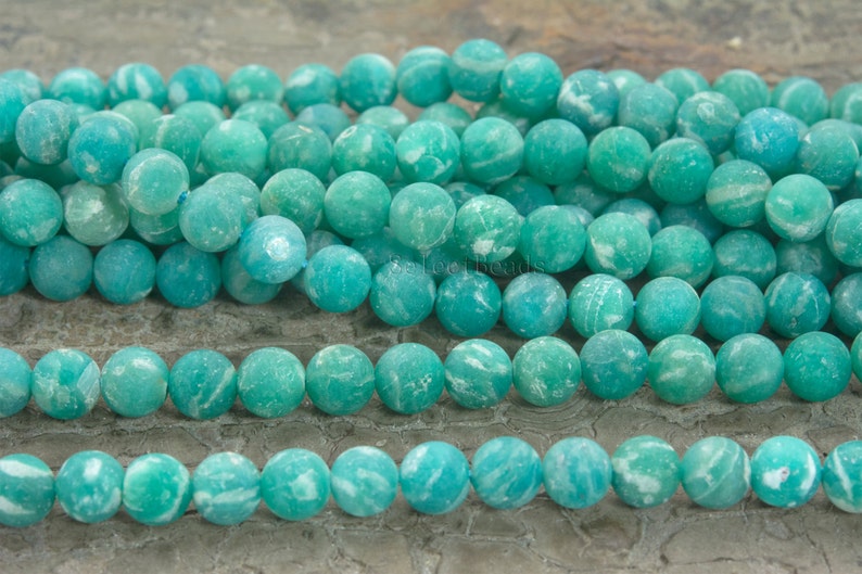 Matte Russian Amazonite Jewelry Beads Unpolished Amazonite Etsy