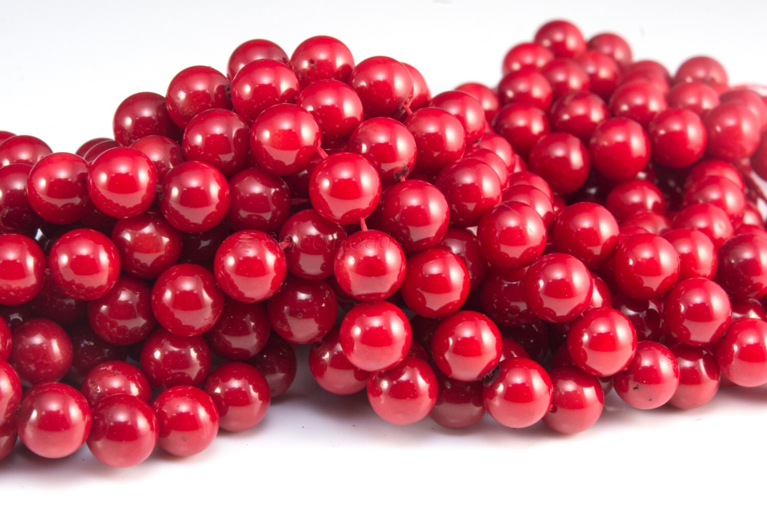 Bamboo coral beads red bamboo coral dyed bamboo coral Etsy