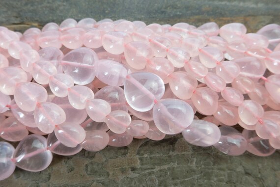 Beautiful Natural 13x18mm Madagascar Rose Quartz Oval Gemstone Necklace 18" Beautiful Natural 13x18mm Madagascar Rose Quartz Oval Gemstone Necklace 18"
