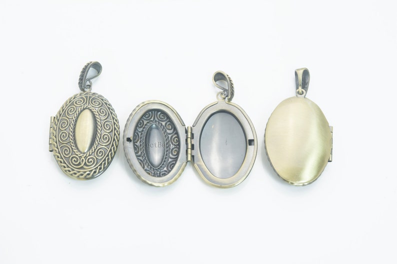 Brass Lockets Wholesale Brass Lockets You Can Put Charms in Etsy