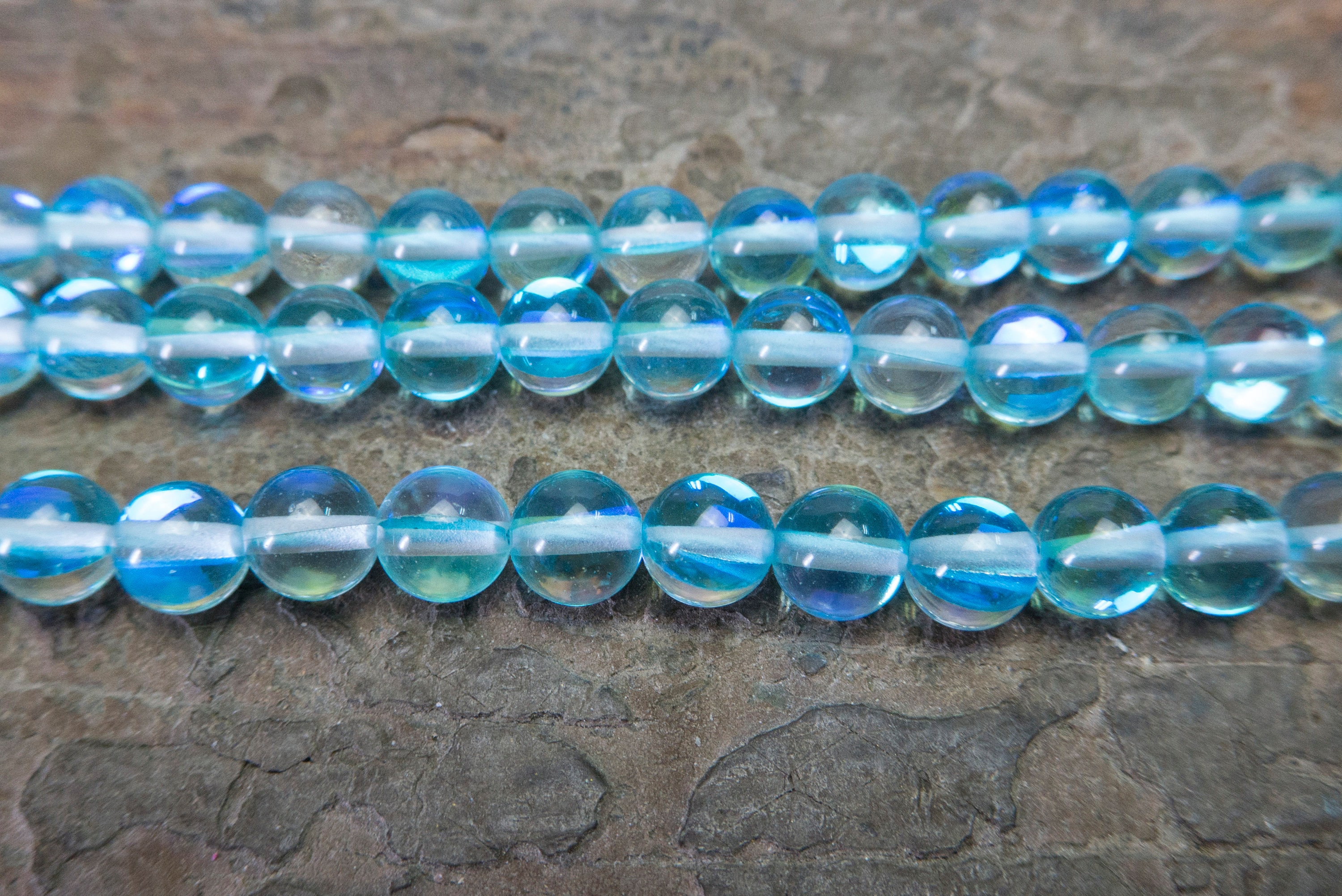 Manmade Rainbow Moonstone Beads Synthetic Crystal Optical Etsy UK