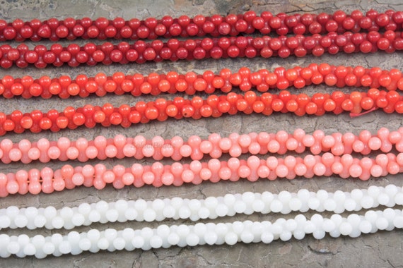Bamboo Coral Beads Peanut Coral Beads Red Coral Pink Coral Orange Coral White Coral Beads Small Beads Size 6x3mm 15 Inch Etsy UK