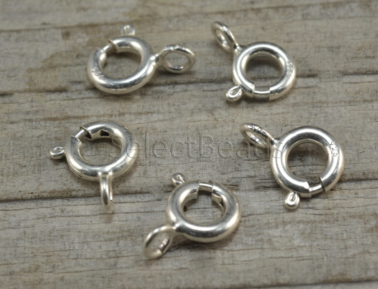 Spring Clasp Neckalce Clasp Chain Clasp Sterling Silver Etsy