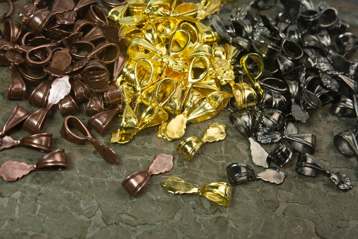 Glue on Jewelry Bails Bails for Pendants Wholesale Jewelry Etsy