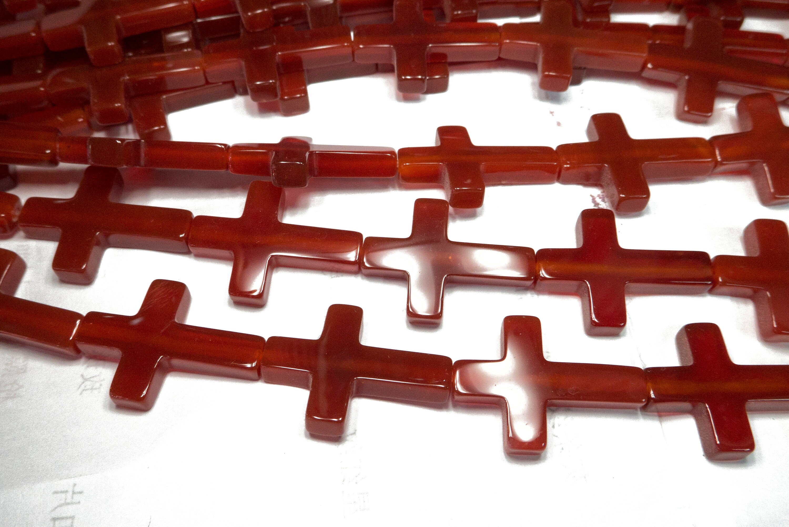 TOAOB 100 Pezzi 8mm Corniola Pietra Naturale Perline Rosso Rotondo Energetica Sciolte Gemma Per Ciondolo Collana Bracciale Anello Fai Da Te Creazione - Foto 10