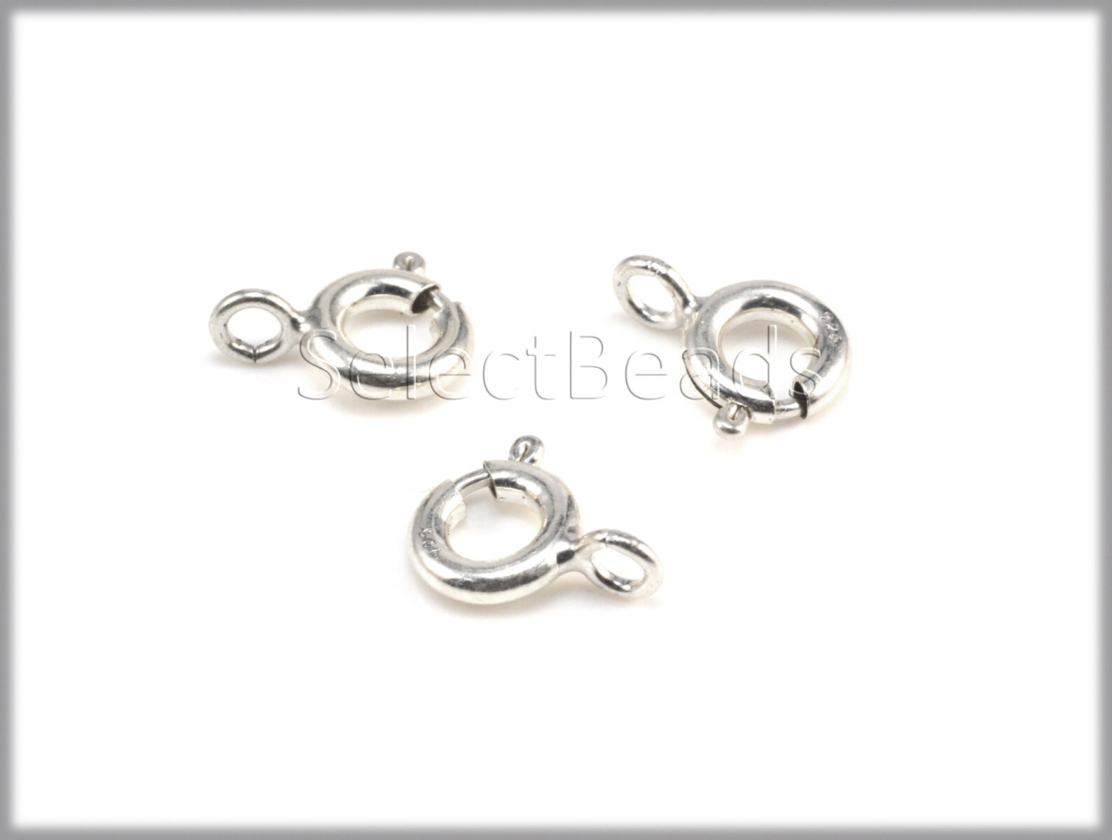 Spring Clasp Neckalce Clasp Chain Clasp Sterling Silver Etsy