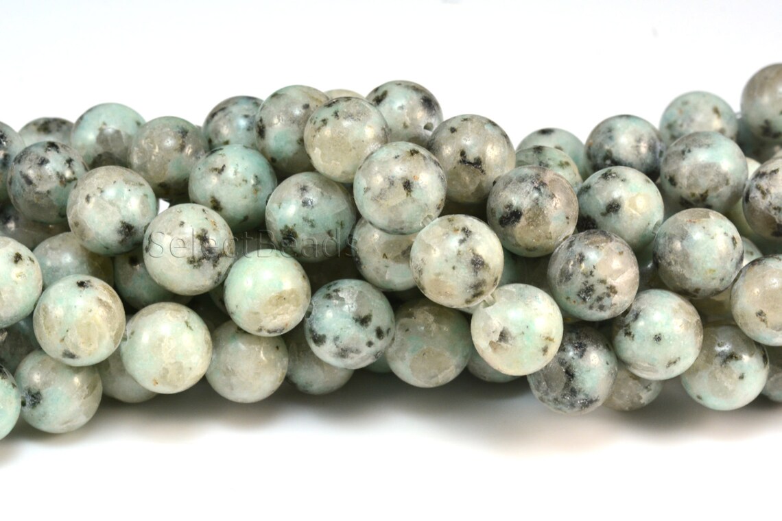 Sesame Jasper Beads Jewellry Making Beads Natural Stone Etsy