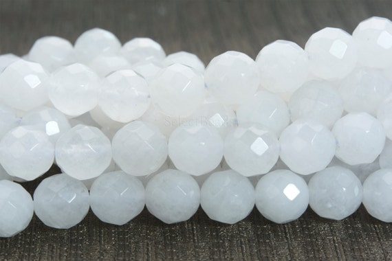 Assorted Color 14mm Jade Faceted Loose Beads for Jewelry Making 15/" Round Gems