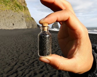 Iceland Black Sand in a Bottle