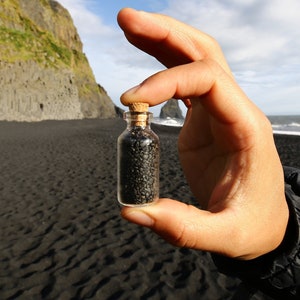 Iceland Black Sand in a Bottle