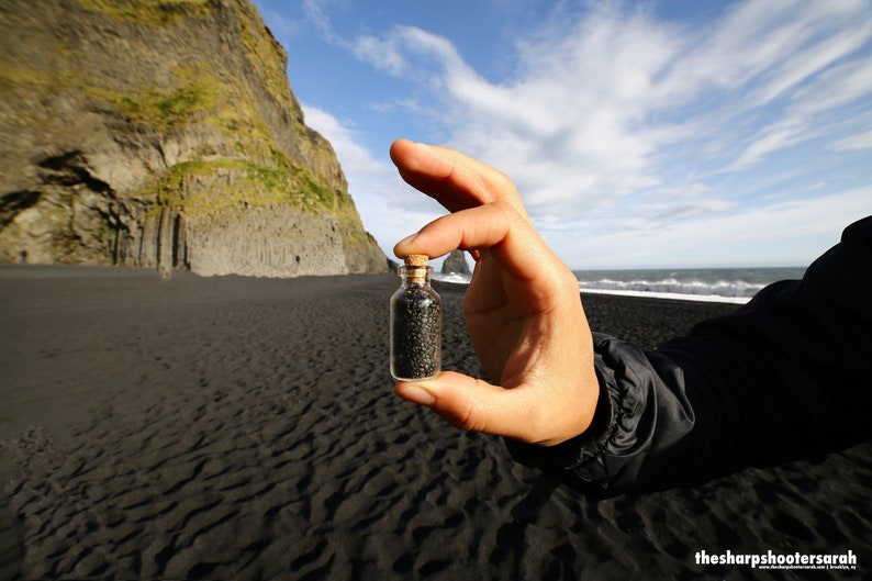 Iceland Black Sand in a Bottle image 1