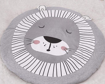 lion baby play mat