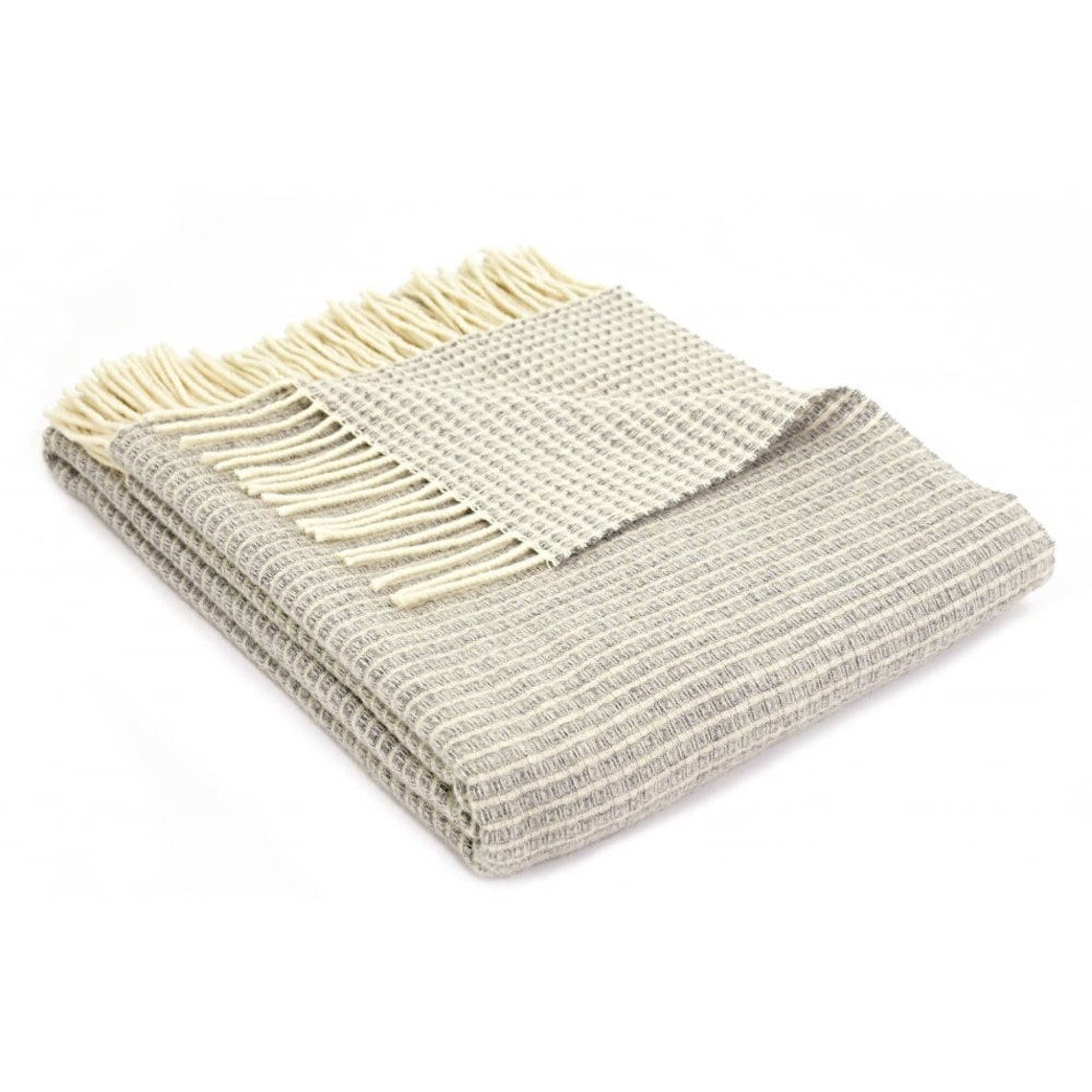 Grey Throw Blanket Merino Wool Grey Sofa Throw Grey Bed Etsy