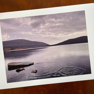 Ripples : A3 giclée art print, satin finish / Northern Ireland / Mourne Mountains / Area of Outstanding Natural Beauty image 3