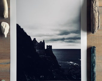 Dunluce Castle, Bushmills, Antrim Coast : A3 giclée art print, satin finish / landscape photography