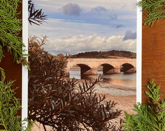 Downshire Bridge : A3 giclée art print, satin finish / fine art photography / vintage effect