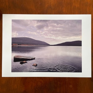 Ripples : A3 giclée art print, satin finish / Northern Ireland / Mourne Mountains / Area of Outstanding Natural Beauty image 1