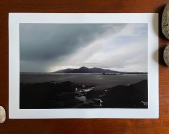 Approaching Rain : A3 giclée art print, satin finish / northern ireland / area of outstanding natural beauty