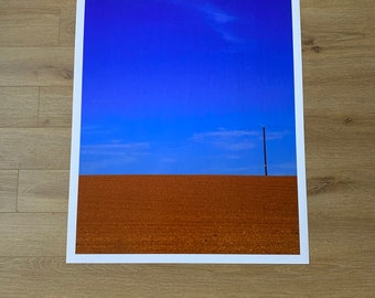 Earth and Sky : XL giclée art print, pearl finish  / landscape photography / county down