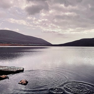 Ripples : A3 giclée art print, satin finish / Northern Ireland / Mourne Mountains / Area of Outstanding Natural Beauty image 2