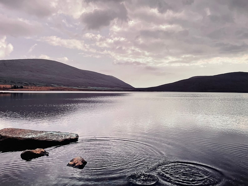 Ripples : A3 giclée art print, satin finish / Northern Ireland / Mourne Mountains / Area of Outstanding Natural Beauty image 2