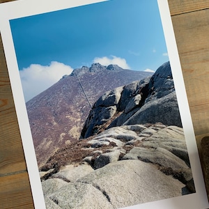 Slieve Binnian : A3 giclée art print, gloss finish / Mourne Mountains image 2