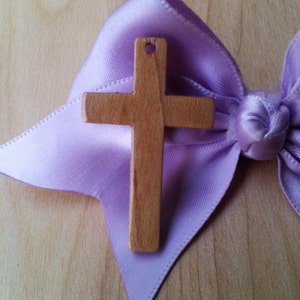 Wood Cross Pendant