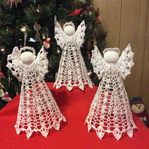 Crochet Angel Tree Topper