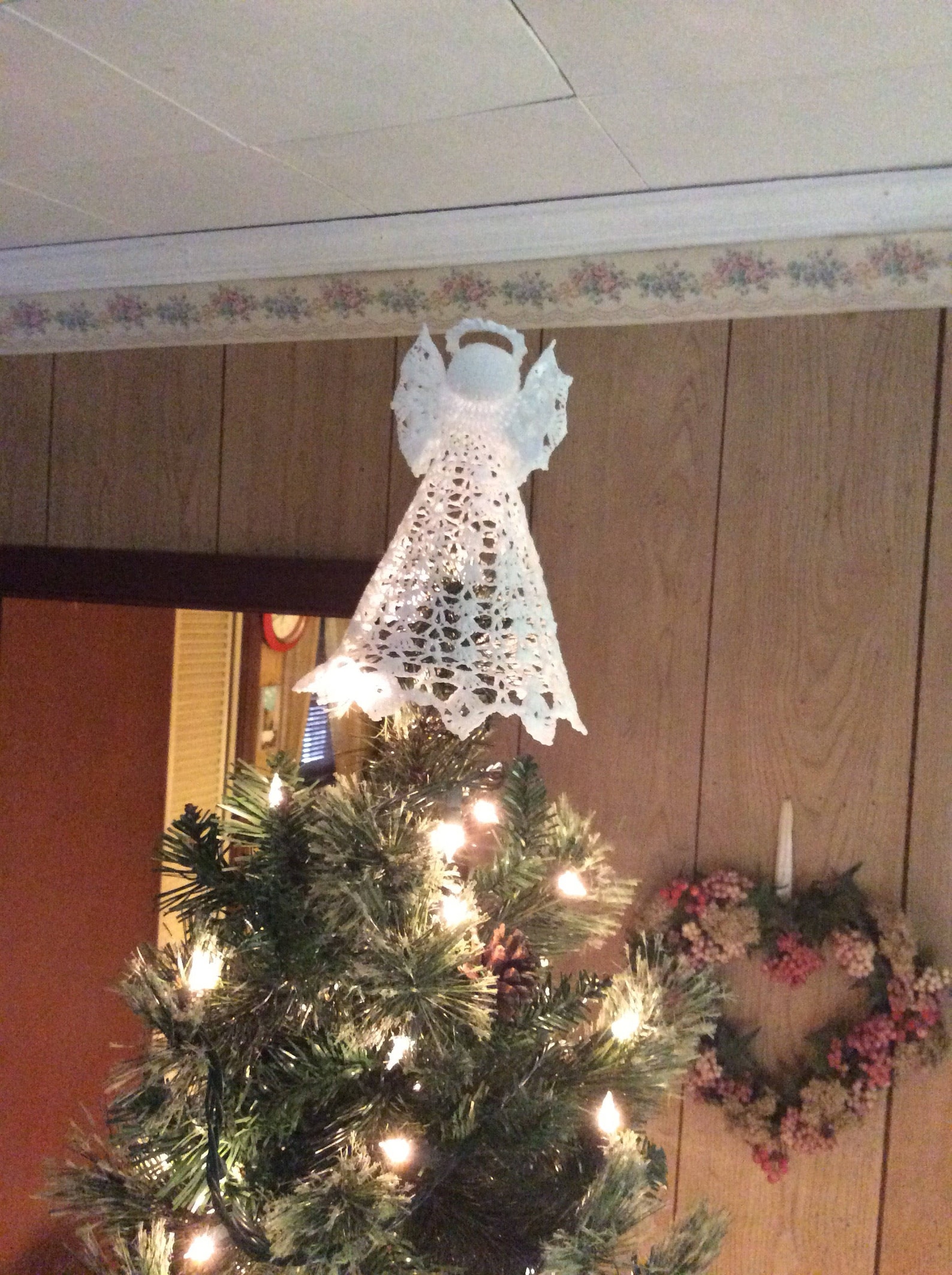 Crochet Angel Tree Topper Etsy