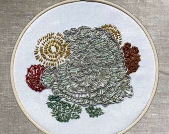 Lichen Embroidery Kit