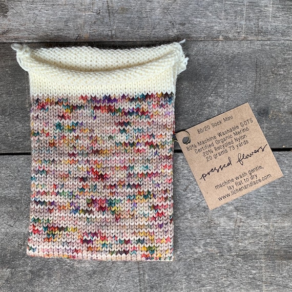 押し花〜地衣類とレースの手染め糸 - Etsy 日本