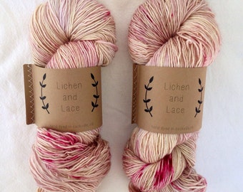 Orchid  ~ Lichen and Lace Hand Dyed Yarn