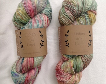 Wild Flowers ~ Lichen and Lace Hand Dyed Yarn