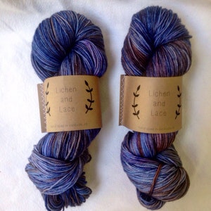 Huckleberry   ~ Lichen and Lace Hand Dyed Yarn
