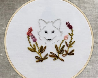 Silver Fox Embroidery Kit