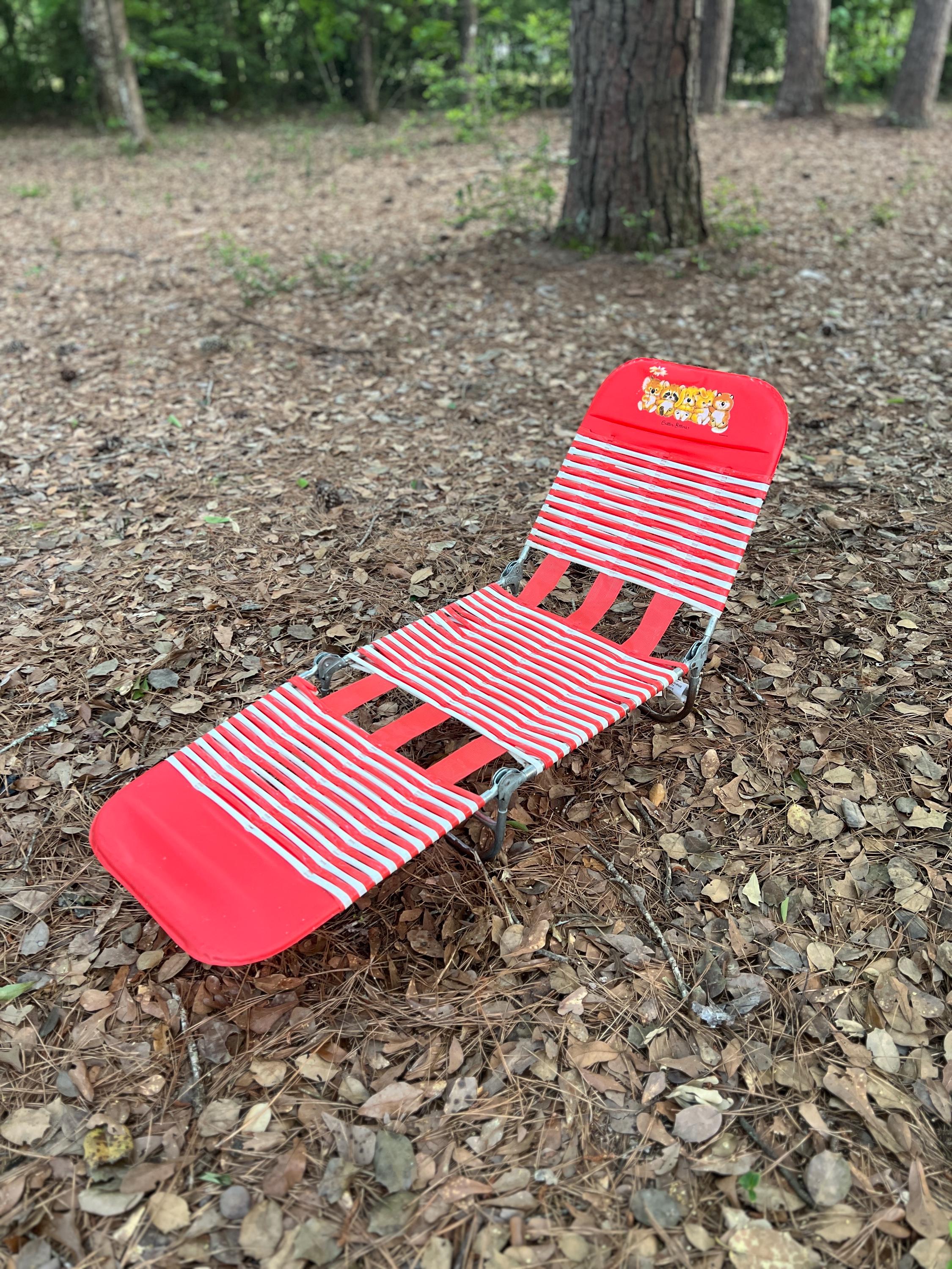 Outdoor Lounge Tri Fold Jelly Beach Lounge Chair Plastic Tri Fold