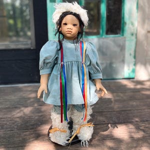 Vintage Artist Doll by  Annette Himstedt - Kima - “Images of Childhood” Collection - In Original Box