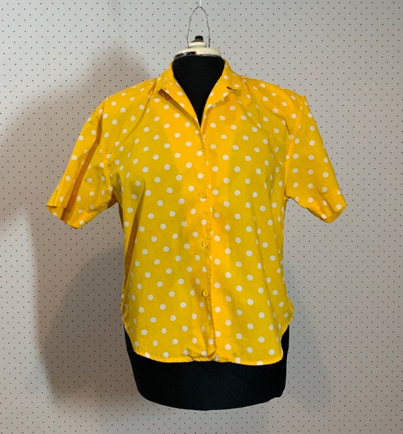 Women's Polka Dot Shirts & Tops + FREE SHIPPING