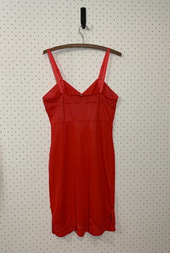 Nan Flower Sexy Red Slip Nightgown Dress **FREE S… - image 3