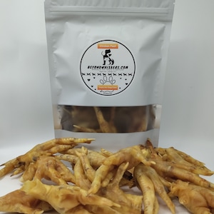 BeyondWhiskers Chicken Feet with Nails Dog Treats dog chews