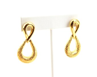 old school figure 8 earrings